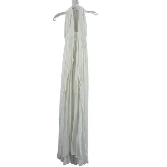 flowy long sleeve dress Plus Size Flowy Long Sleeve Midi Chiffon Dress